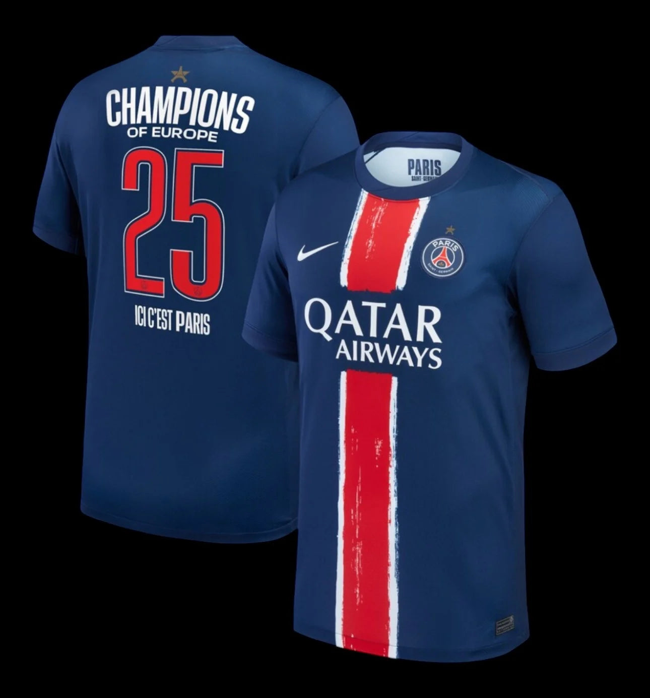 Paris SG Maillot Domicile 24/25 – Spécial LDC CHAMPIONS (⭐)